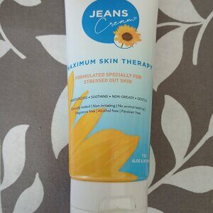 Jeans Cream, Maximum Skin Therapy Radiation Burn Cream,Sunburn, Compromised Skin